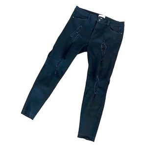 Judy Blue Distressed Skinny Jean - Size 15 Junior Ladies Stretchy Skinny Jeans